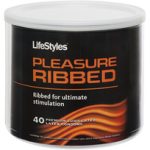 Lifestyles Pleasure Ribbed 40 pc Bowl