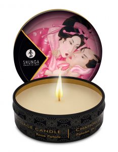 Massage Candle Rose Petals 1 oz