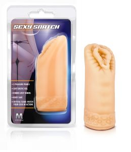 M For Men Sexy Snatch Masturbator - Beige