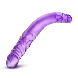B Yours 14" Double Dildo Purple