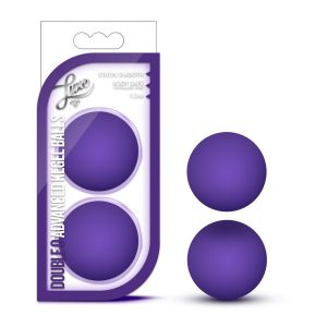 Luxe Double O Kegel Balls 1.3 oz - Purple
