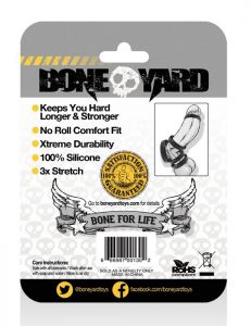 Boneyard Silicone Ring 30mm - Black