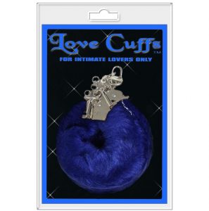 Plush Love Cuffs - Blue