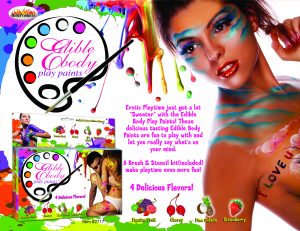 Edible Body Paints 4 Pack