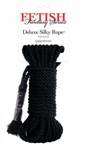 Fetish Fantasy Series Deluxe Silk Rope - Black