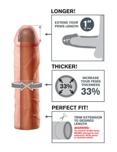 Fantasy X-Tensions Perfect Extension 1" - Flesh
