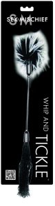 Sex & Mischief Whipper Tickler - Black & White