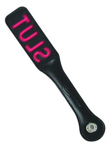 Leather Impressions Paddle 12" Slut