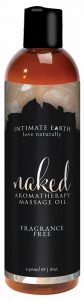 Intimate Earth Naked Massage Oil 8 oz