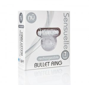 Sensuelle Bullet Ring - Clear
