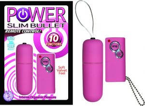 Power Slim Bullet Remote Control - Pink