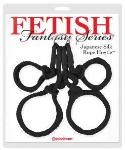 Fetish Fantasy Japanese Silk Rope Hogtie - Black