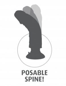 King Cock 10" Cock w/Balls - Brown Vibrating