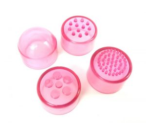 Cloud 9 Novelties Mini Massager Pocket Rocket Pink w/4 Attachments