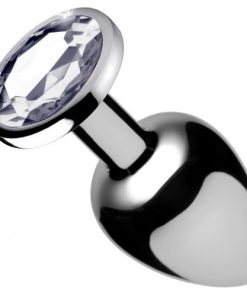 BOOTY SPARKS CLEAR GEM LARGE ANAL PLUG