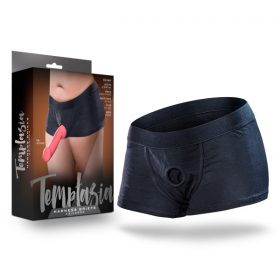 TEMPTASIA HARNESS BRIEFS 2XL BLACK