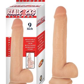 REALCOCKS SLIDERS 9IN FLESH