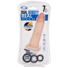 CLOUD 9 DUAL DENSITY DILDO TOUCH 7IN W/ NO BALLS FLESH