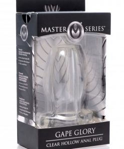 MASTER SERIES GAPE GLORY CLEAR HOLLOW ANAL PLUG