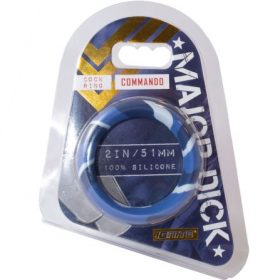 MAJOR DICK COMMANDO SILICONE DONUT BLUE CAMO (2.0IN./51MM)