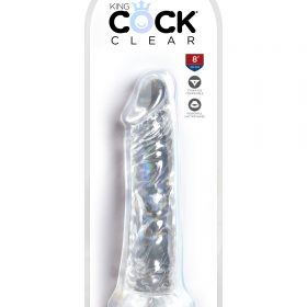 KING COCK CLEAR 8 IN COCK