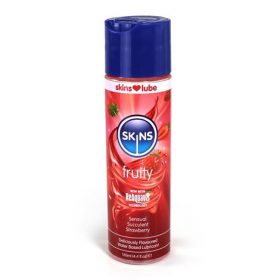 SKINS STRAWBERRY WATER BASED LUBRICANT 4.4 OZ