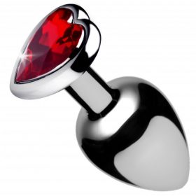 BOOTY SPARKS RED HEART GEM ANAL PLUG LARGE