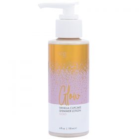 GLOW VANILLA CUPCAKE SHIMMER LOTION GOLD 4 FL OZ