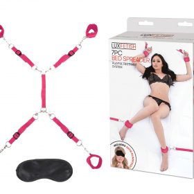 LUX FETISH 7PC BED SPREADER HOT PINK