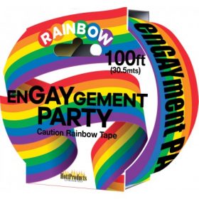 (WD) ENGAYGEMENT RAINBOW CAUTI TAPE