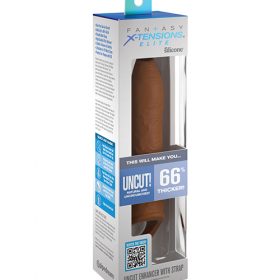 FANTASY X-TENSIONS ELITE UNCUT 7IN SLEEVE W/ STRAP TAN