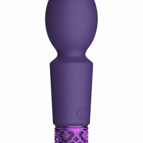 ROYAL GEMS BRILLIANT PURPLE RECHARGEABLE SILICONE BULLET