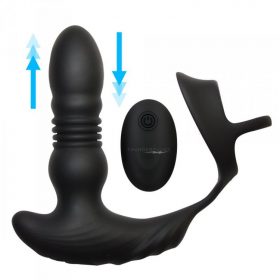 THUNDERPLUGS 10X THRUSTING PLUG W/ COCK & BALL RING