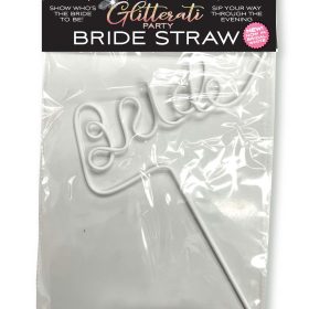 GLITTERATI BRIDE STRAW WHITE