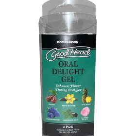 GOODHEAD WARMING ORAL DELIGHT GEL 6 PACK
