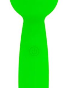PETITES LIL EXCLAIM MINI WAND VIBRATOR GREEN