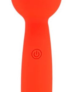 PETITES LIL EXCLAIM MINI WAND VIBRATOR ORANGE