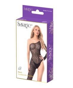 BLACK ASYMMETRIC STOCKING BLACK