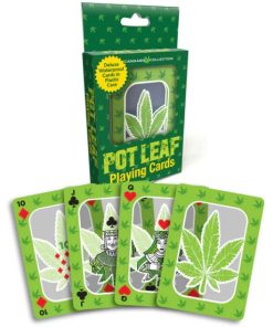 POT LEAF WATERPROOF PLAYING CARDS