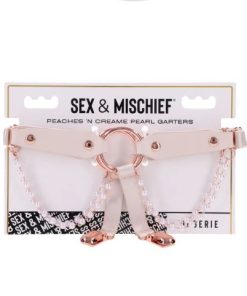 PEACHES N CREAME PEARL GARTERS