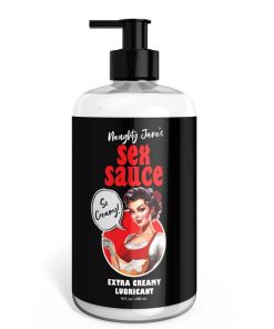 SS NAUGHTY JANES SEX SAUCE EXTRA CREAMY LUBE 16 OZ