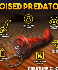 CREATURE COCKS KING COBRA SILICONE KEYCHAIN