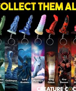 CREATURE COCKS COCKNESS MONSTER SILICONE KEYCHAIN