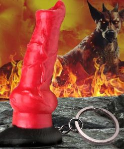 CREATURE COCKS HELL HOUND SILICONE KEYCHAIN