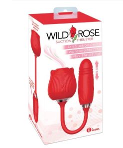 WILD ROSE & THRUSTER RECHARGEABLE SUCTION VIBRATOR VIBRATOR