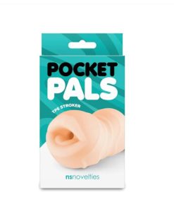 POCKET PALS MOUTH STROKER WHITE