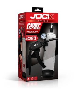 JOCK ADVANCED PUMP UP PENIS PUMP W/GAUGE &TRIGGER HANDLE