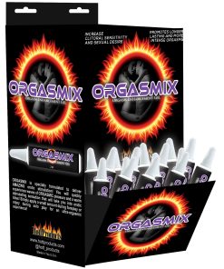ORGASMIX STIMULATING GEL TUBES 144 PC DISPLAY