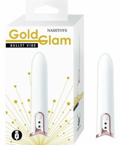 GOLD GLAM BULLET VIBE WHITE