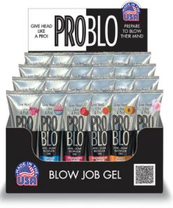 PROBLO ORAL PLEASURE GEL 24 PC DISPLAY